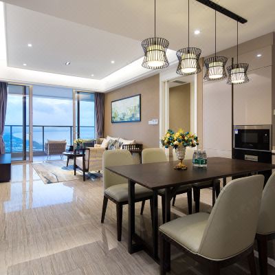 三房海景豪华房（餐厨齐全+洗衣机）