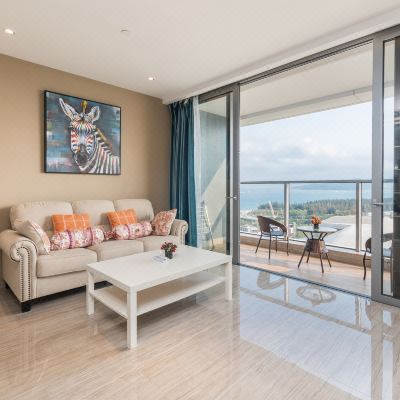 一房海景大床房（餐厨齐全+洗衣机）