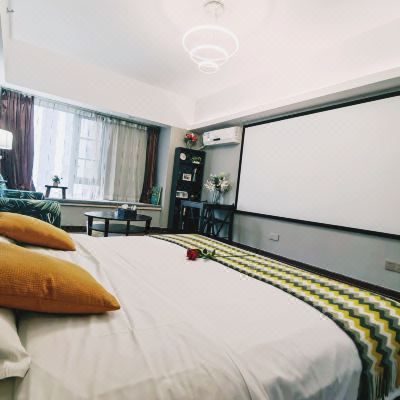 舒适影院大床房-120寸巨幕+洗衣机