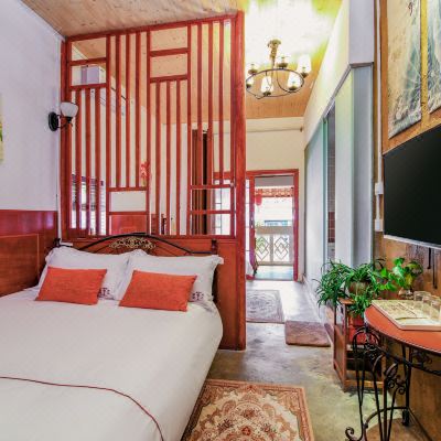 流年阳台双床房