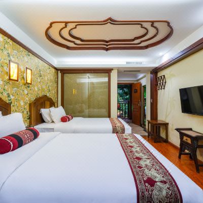 星光夜市景观双床房