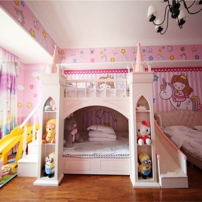 公主城堡滑梯三床房