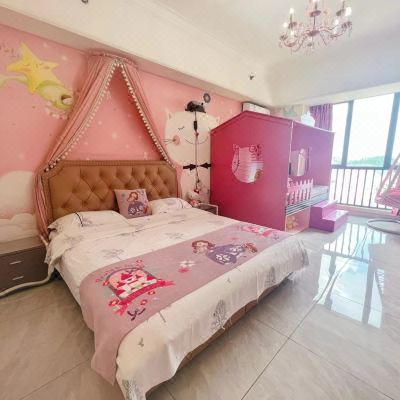 喵喵粉红屋双床房