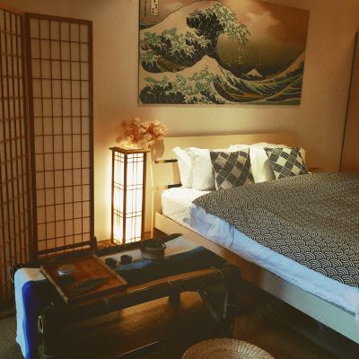 浪漫日香茗居海景大床房