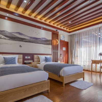 庭花禅境·私密雅致浴缸双床房