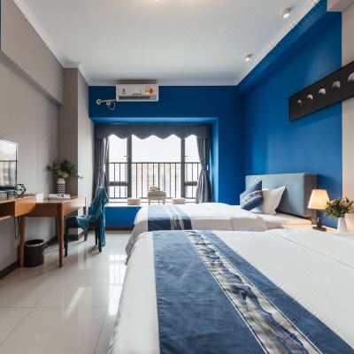 商务双床房（洗衣机+万胜围地铁口+可开发票）