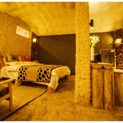 ins人文洞穴风格大床房