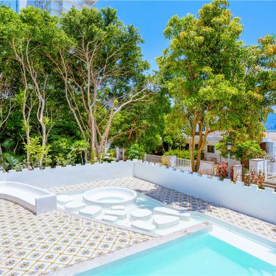 圣莫尼卡∙10房轰趴别墅-全套房+私家滑梯泳池+会议厅+KTV+庭院烧烤+自动麻将