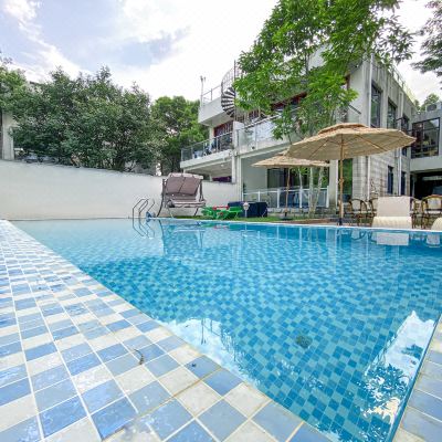 布兰卡∙5房轰趴别墅-私家泳池+KTV+庭院烧烤+自动麻将