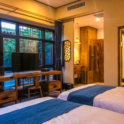 庭院亲景双床房