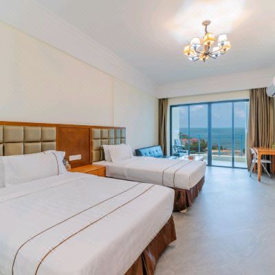 高级豪华海景双床房-观海大阳台