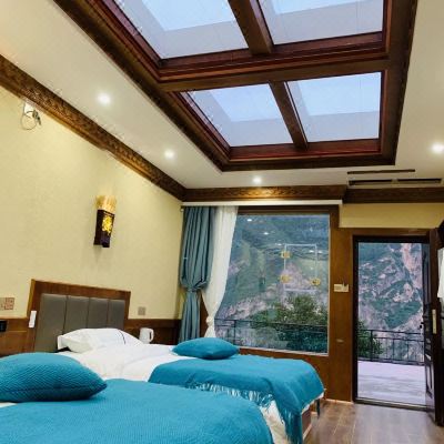 影音露台星空山景双床房