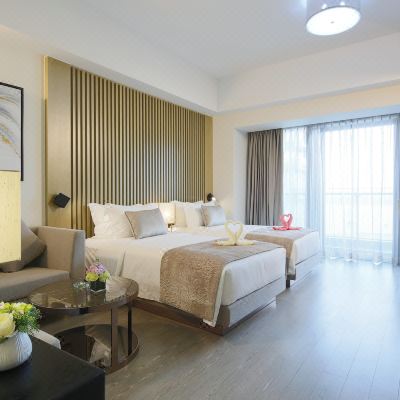 高级城景双床房