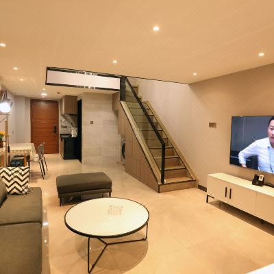 心之遇.摩天轮.城市夜景复式loft套房