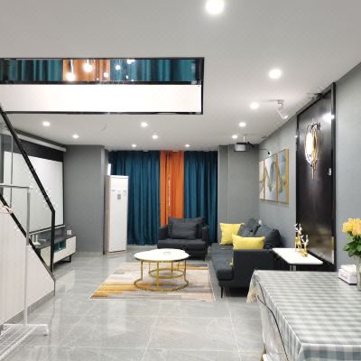 心之遇.巨幕投影情侣打卡loft北欧复式套房