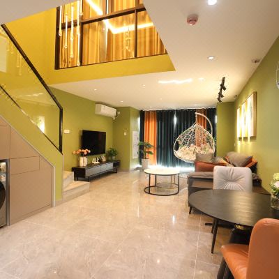 心之遇.网红小清新浪漫情侣loft北欧复式套房