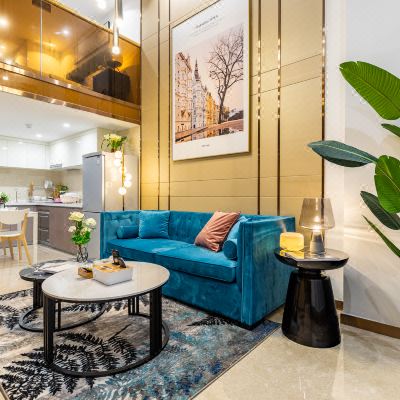 榻榻米城景复式双床房（烘干洗衣机+电视投屏）