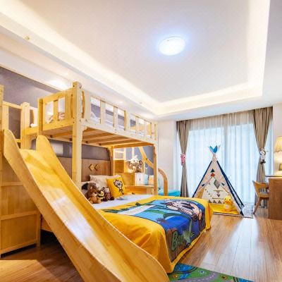 滑梯亲子房--（直饮水机+冰箱+加湿器 ）