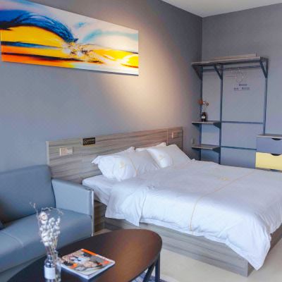 精致感观投影大床房