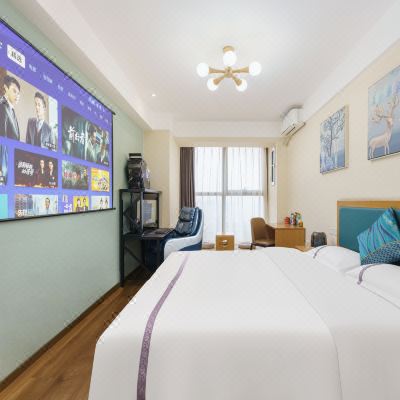 自黑电竞高清影音大床房[i7-9代3060Ti]