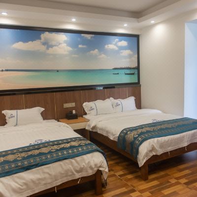 侧海景豪华双床房（电梯）