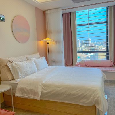 初恋粉色系电影房