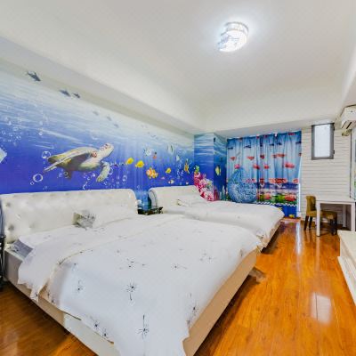 温馨梦幻双床房(开阔城景+浪漫空间)