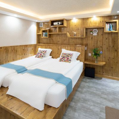 山景588麻将双床房（一房一厅）