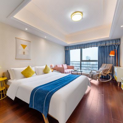 北欧温馨大床房【躺椅或摇篮+全身镜】