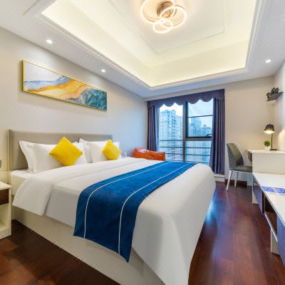 轻奢臻选大床房【冷暖中央空调+支持手机投屏+外卖可到房】