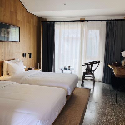 星河露台双床房