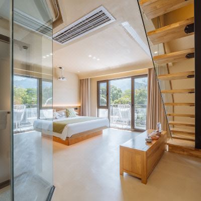 LOFT妙·智能投影双阳台双大床房