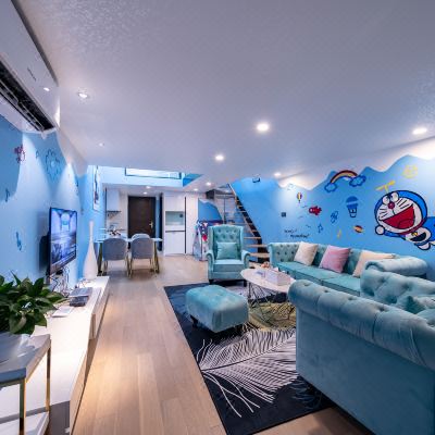 亲子主题双卧套房 （洗衣机+烘干机+冰箱）