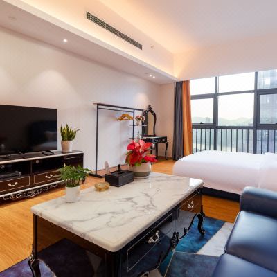 城景｜简·蓝大床房（现代简约）