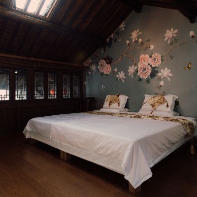 中式绣楼大床房坎