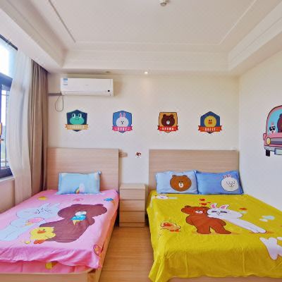 蓬莱阁布朗熊亲子三人间