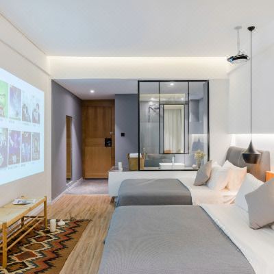 茶趣豪华家庭房