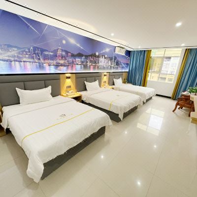 优享夜景三床房