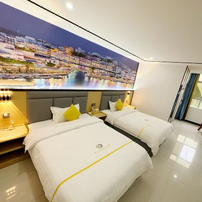 都市夜景双床房