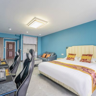 高端电竞大床房[3060显卡+i10处理器+32G内存+罗技外设]