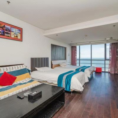 180度看海双床房