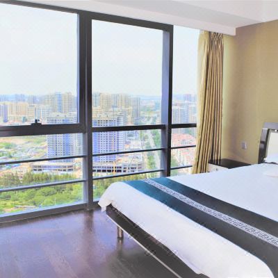 温馨市景大床房