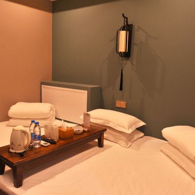 剪影艺术土炕房(无窗)