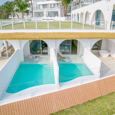 （一线海景+无边际泳池+全套房+KTV+自动麻将+桌球+炭烤+自助厨房）·9房海景别墅