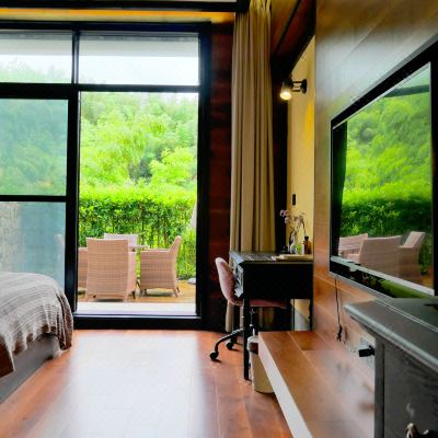 山景庭院双床房