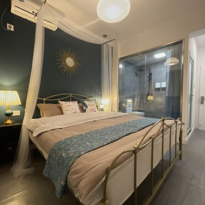 雀笙轻美式复古大床房