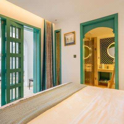 图卜加勒庭院BBQ大床房