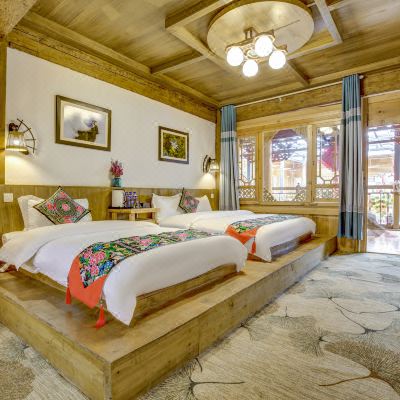 温馨似锦榻榻米亲子房（供氧）