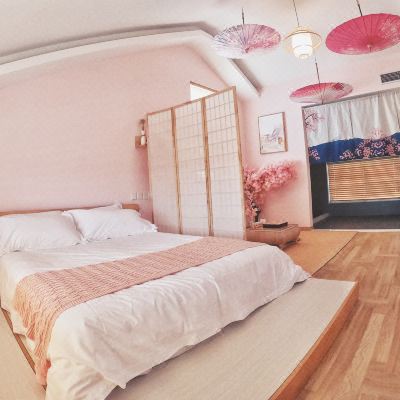 寒樱日式烂漫大床房+迪士尼度假区店