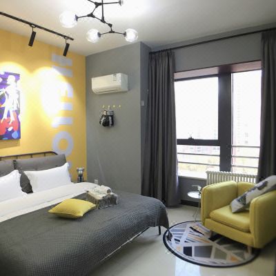 布里安投影主题大床房